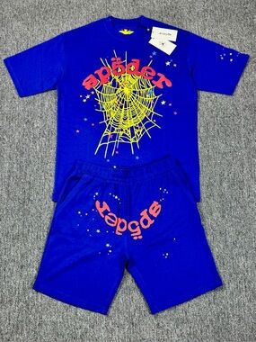 Sp5der men short set